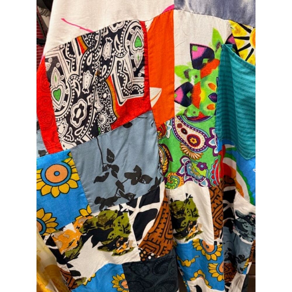 Magic Touch - Patchwork Coveralls - One Size NWT - image 7